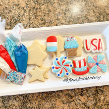 Load image into Gallery viewer, 4th of July DIY Cookie Kits - SHIPPED