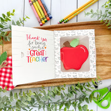 Load image into Gallery viewer, Teacher card box