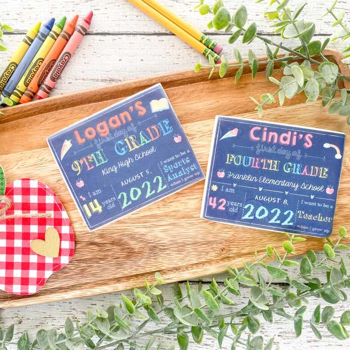 Customized First Day “sign” cookie