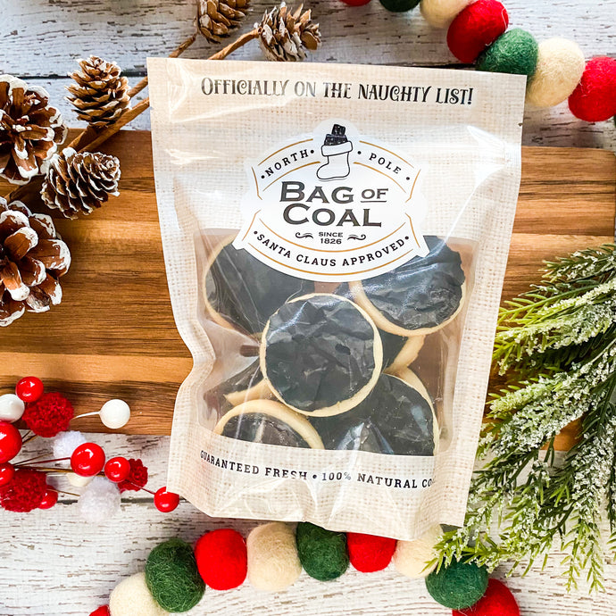 Bag of Coal (cookies)