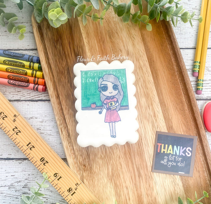 Customized drawing cookie