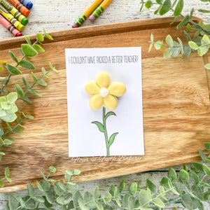 Flower Cookie Card