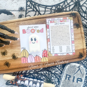 “Boo” Cookie Cards - (10/12 pick up)
