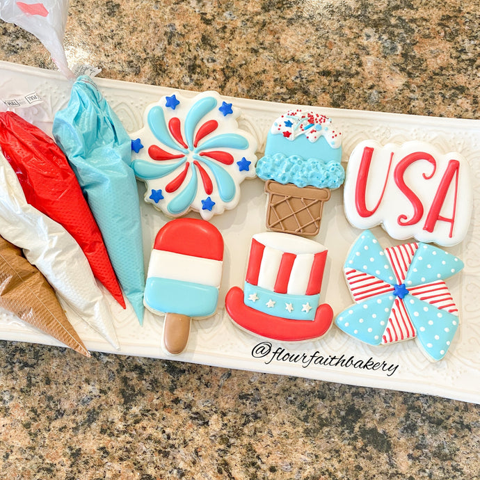 4th of July DIY Cookie Kits - SHIPPED