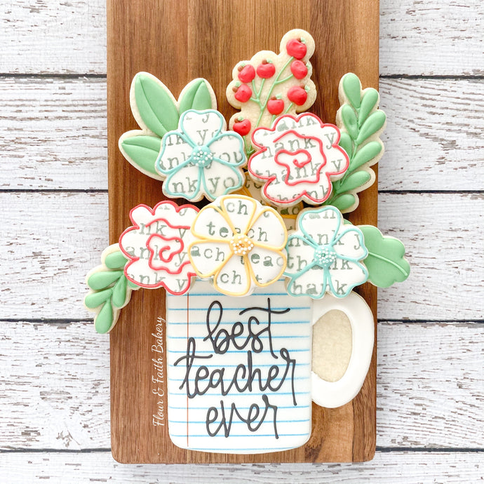 Teacher Mug Bouquet $30