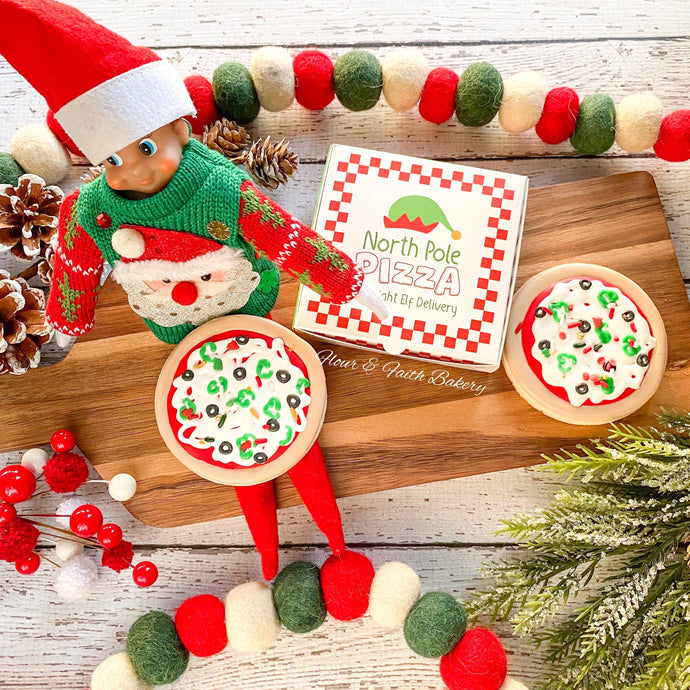 Elf Pizza box