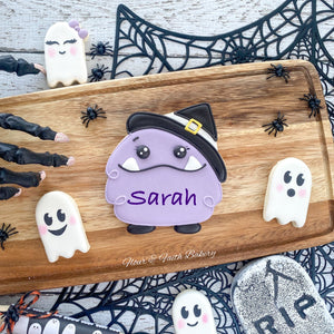 Personalized Witch Monster - (10/26 pick up)