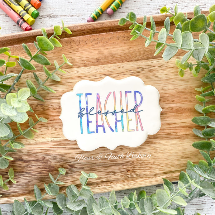 Multi-colored blessed Teacher