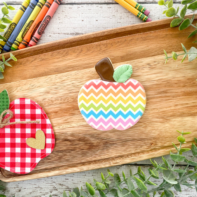 Rainbow Chevron Apple