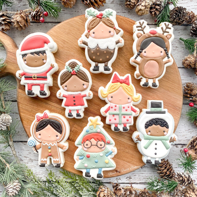 Modern Christmas Cuties Online Decorating Class