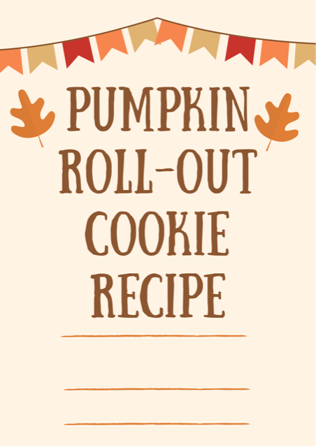 Pumpkin Roll-Out Cookie Recipe